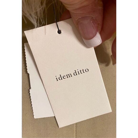 NWT Idem Ditto Open Cardigan Ivory Size L Front Pockets SOFT - Picture 10 of 12